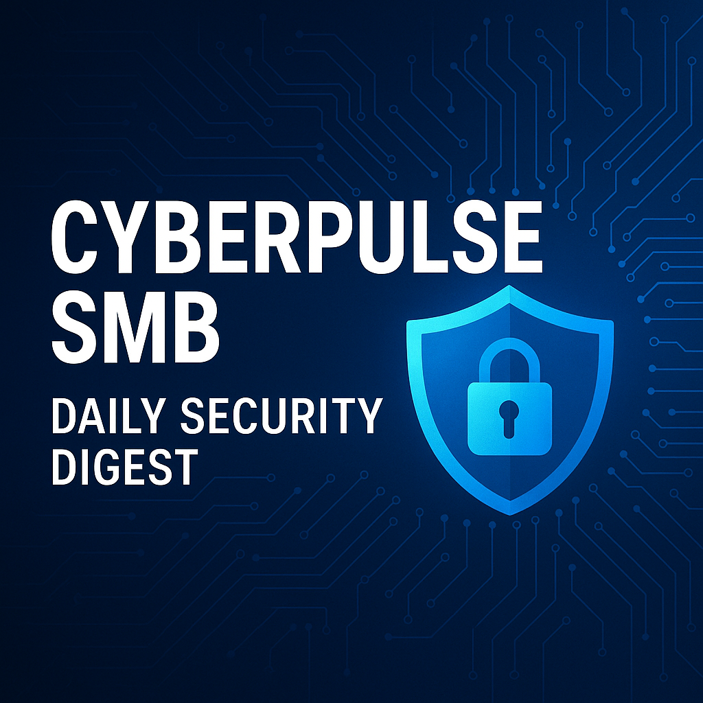 š§ CyberPulse SMB: Daily Security Digest